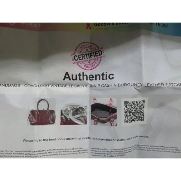 Coach Vintage 1999 Legacy Bonnie Cashin Oxblood Burgundy full grain leather bag - Picture 12 of 12